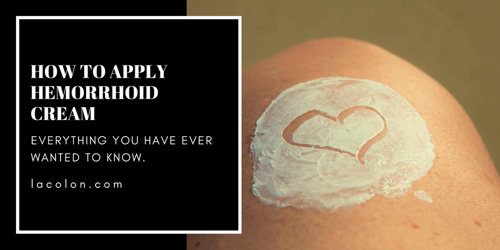 How to Apply Hemorrhoid Cream